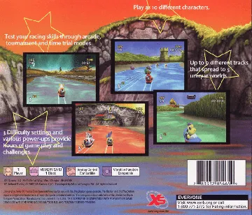 XS Airboat Racing (US) box cover back